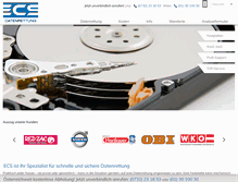 Tablet Screenshot of datenrettung-ecs.com